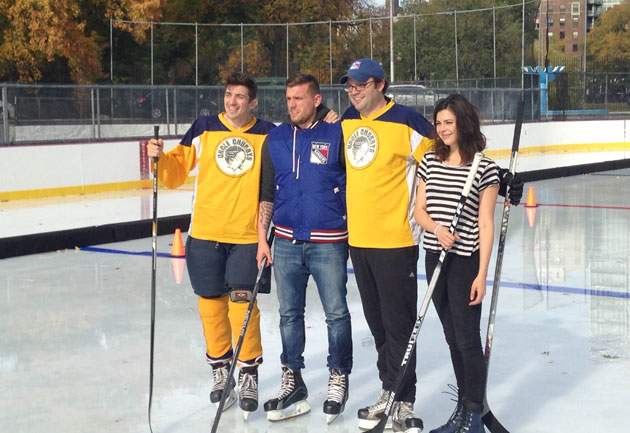 From left to right: Andrew Schulz, Chris Distefano, Mark Gessner, Lindsey Broad